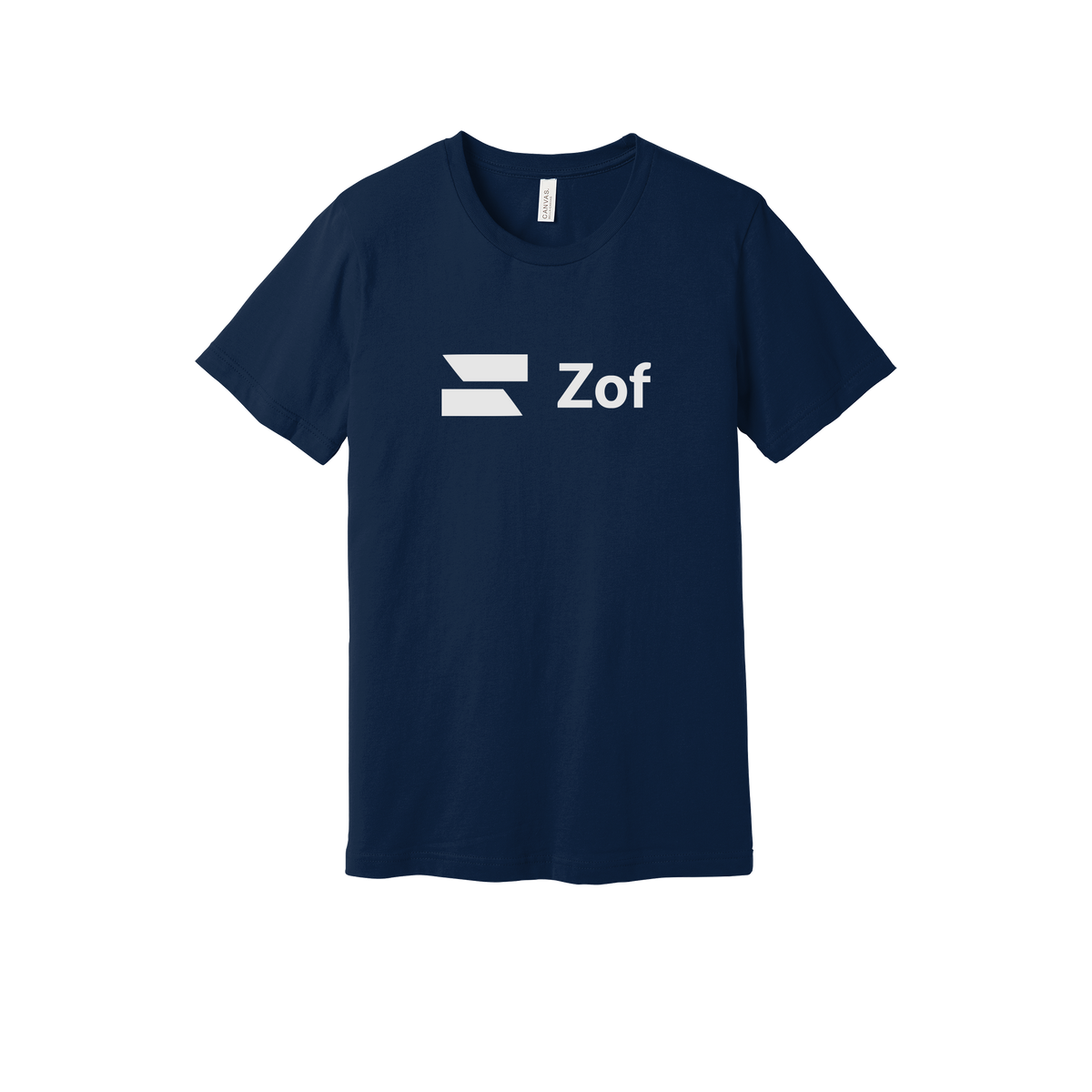 zof-everyday-essentials-short-sleeve-tee-dtf-front-BC3001-navy-flat-front