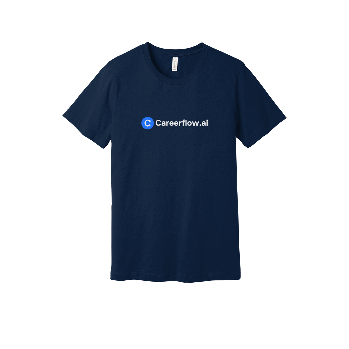 careerflow-everyday-essentials-short-sleeve-tee-dtf-front-BC3001-navy-flat-front