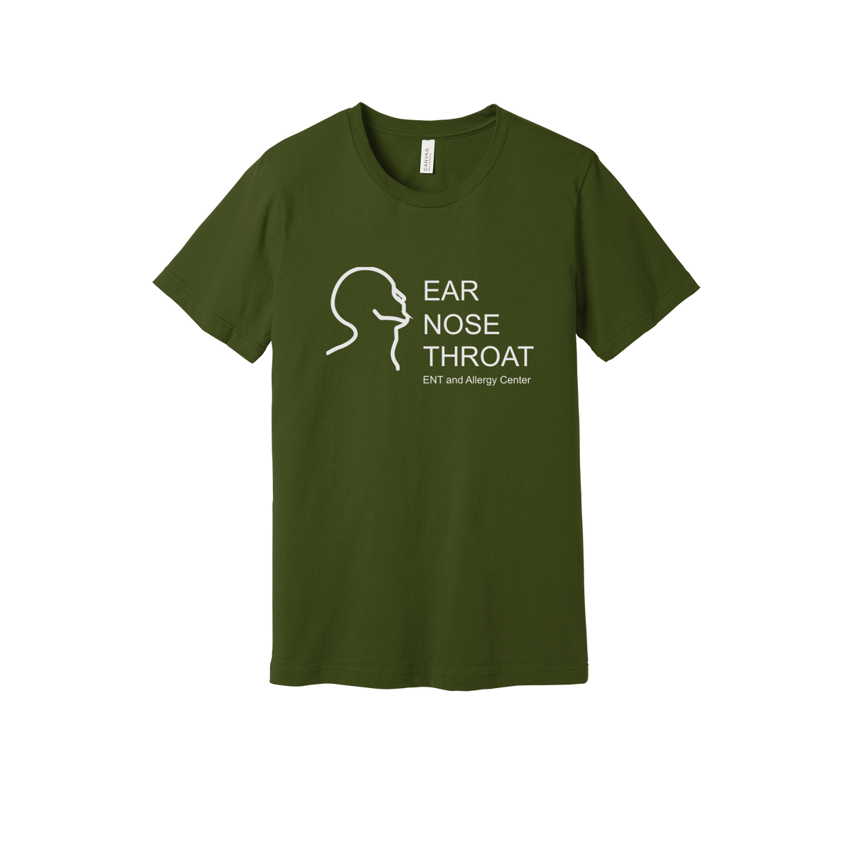 entnwa-everyday-essentials-clinic-short-sleeve-tee-dtf-front-BC3001-olive-flat-front