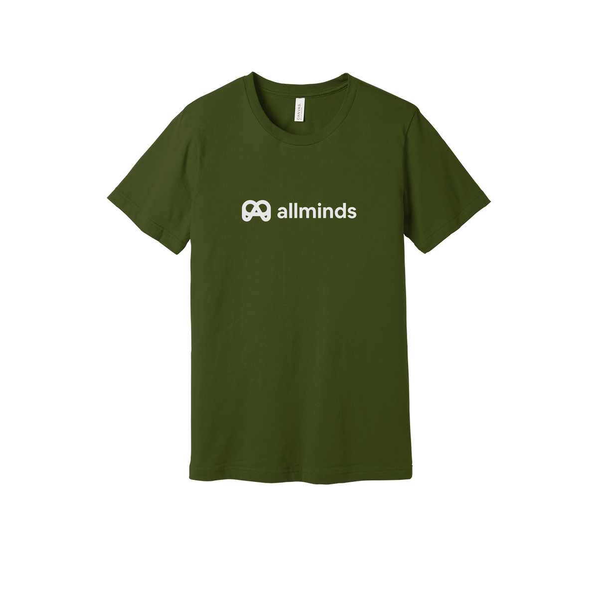 getallminds-everyday-essentials-short-sleeve-tee-dtf-front-BC3001-olive-flat-front