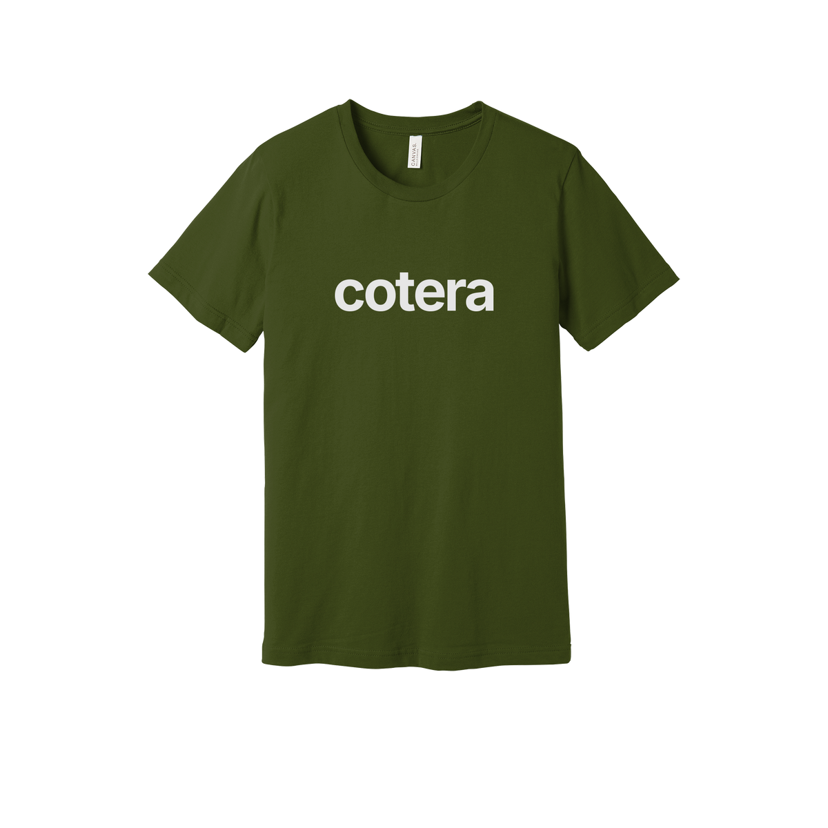 cotera-everyday-essentials-short-sleeve-tee-dtf-front-BC3001-olive-flat-front