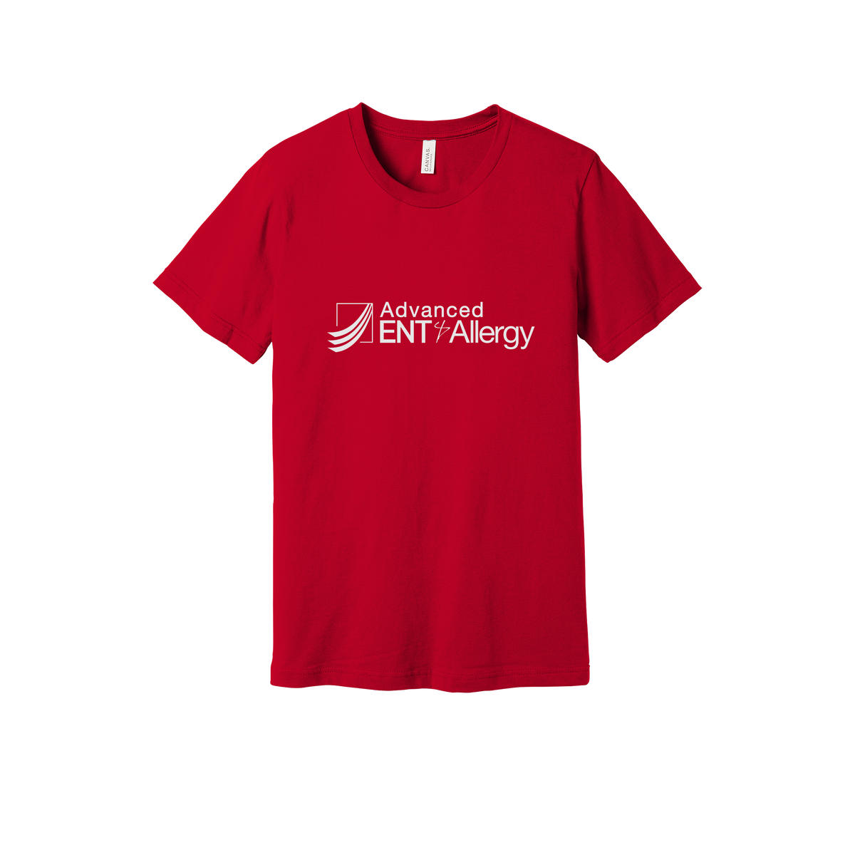 advancedentandallergy-everyday-essentials-clinic-short-sleeve-tee-dtf-front-BC3001-red-flat-front