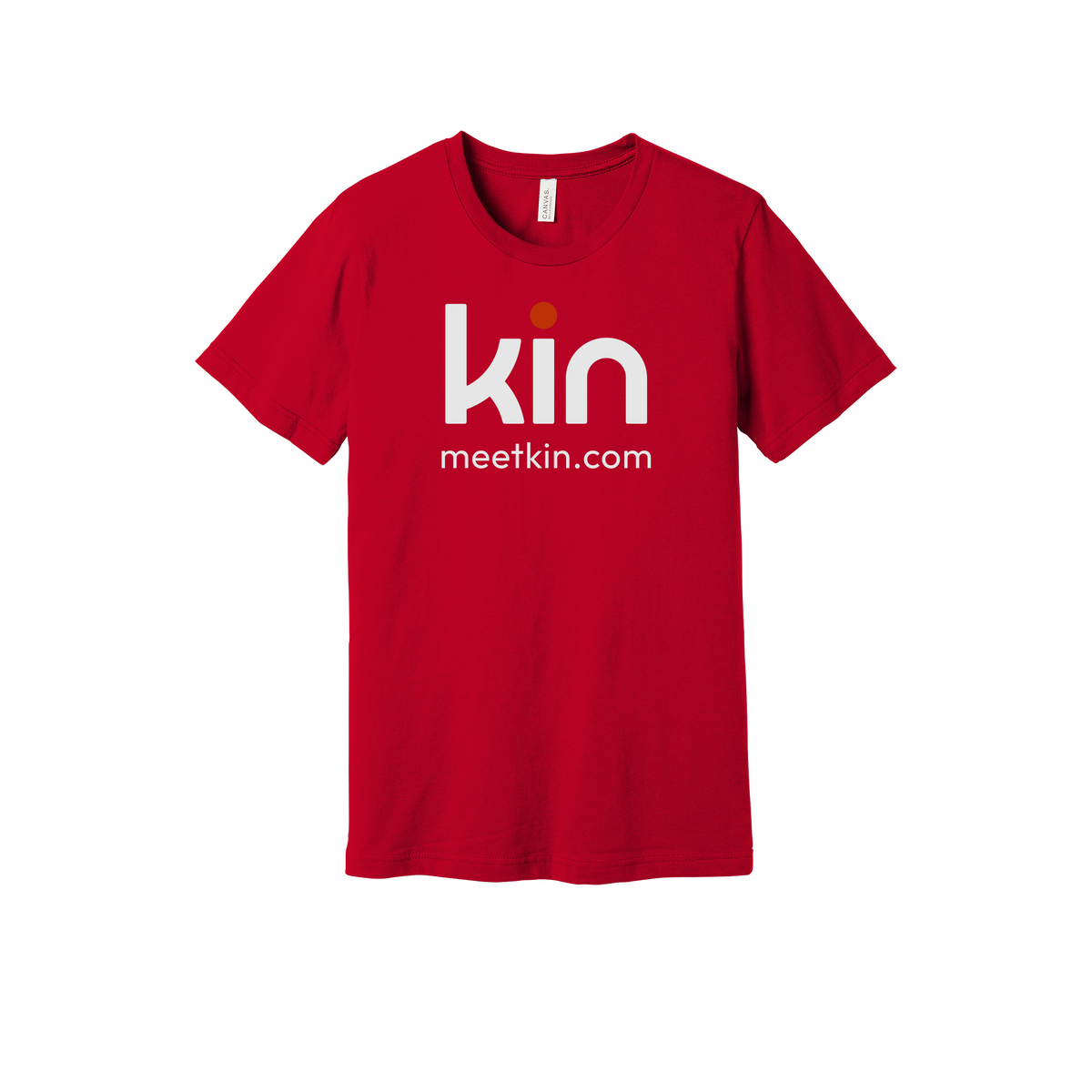 kin-everyday-essentials-short-sleeve-tee-dtf-front-BC3001-red-flat-front