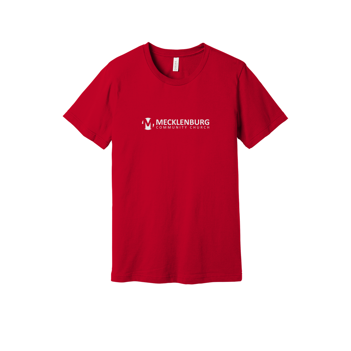 mecklenburg-everyday-essentials-short-sleeve-tee-dtf-front-BC3001-red-flat-front