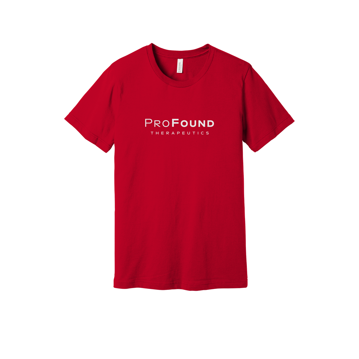 profoundtx-everyday-essentials-short-sleeve-tee-dtf-front-BC3001-red-flat-front
