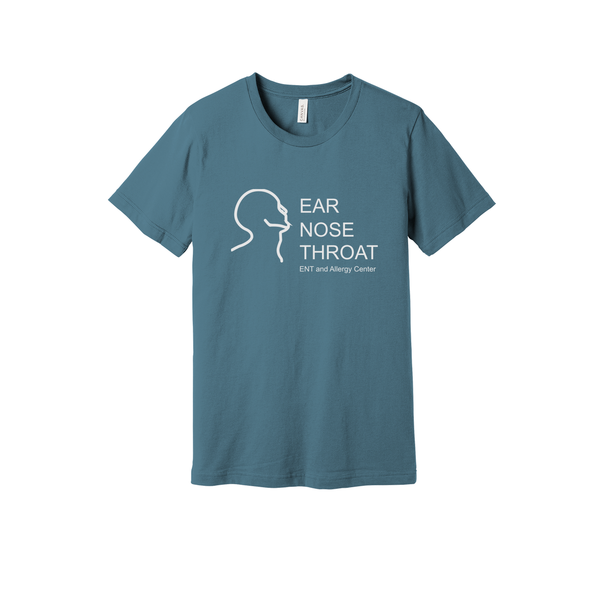 entnwa-everyday-essentials-clinic-short-sleeve-tee-dtf-front-BC3001-steelblue-flat-front