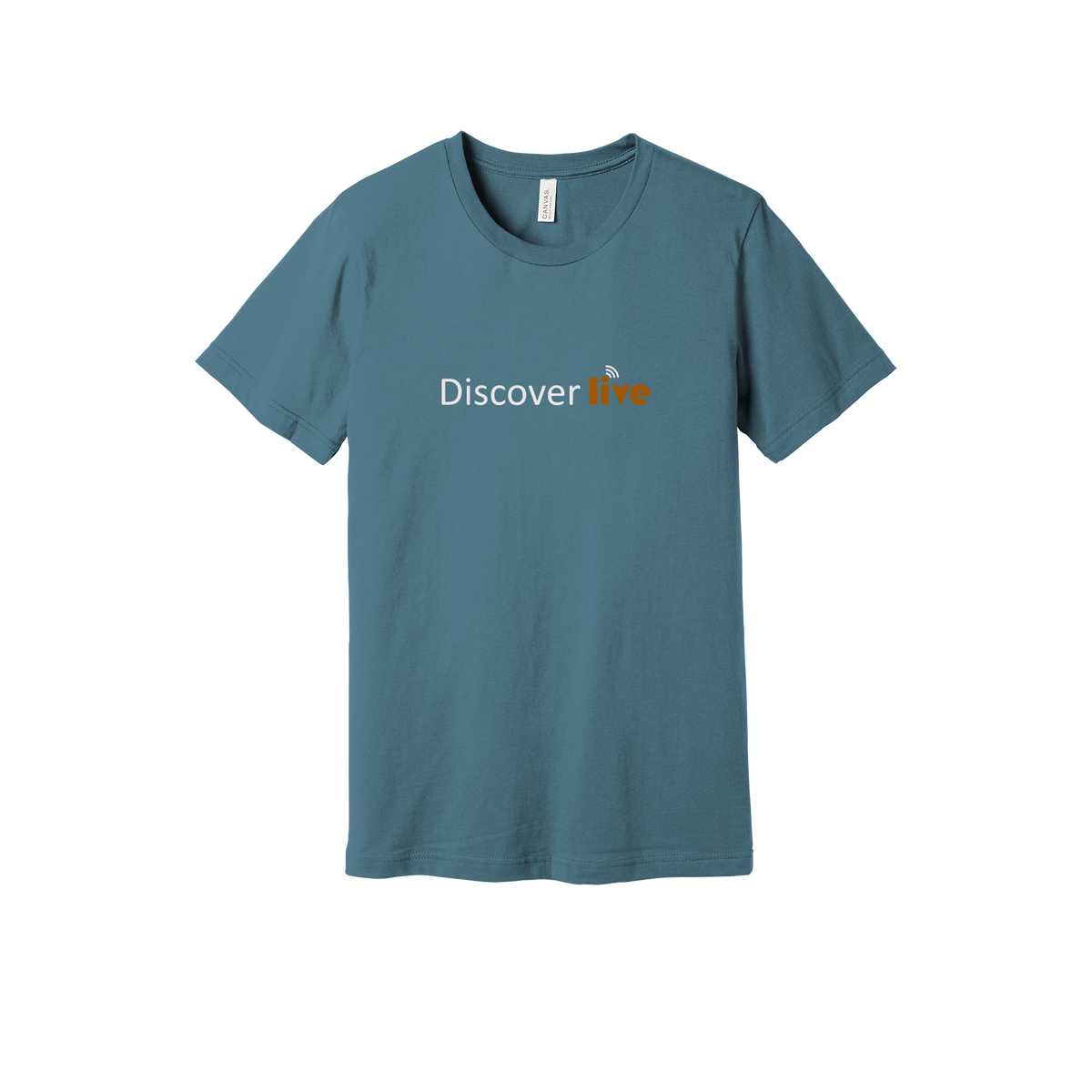 discover-everyday-essentials-short-sleeve-tee-dtf-front-BC3001-steelblue-flat-front