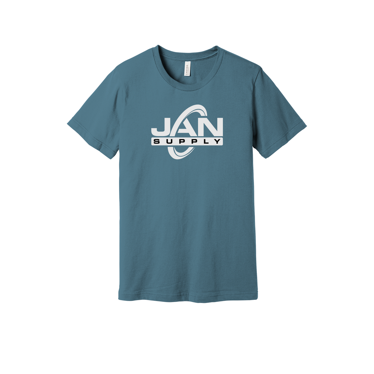 jan-pro-everyday-essentials-short-sleeve-tee-dtf-front-BC3001-steelblue-flat-front