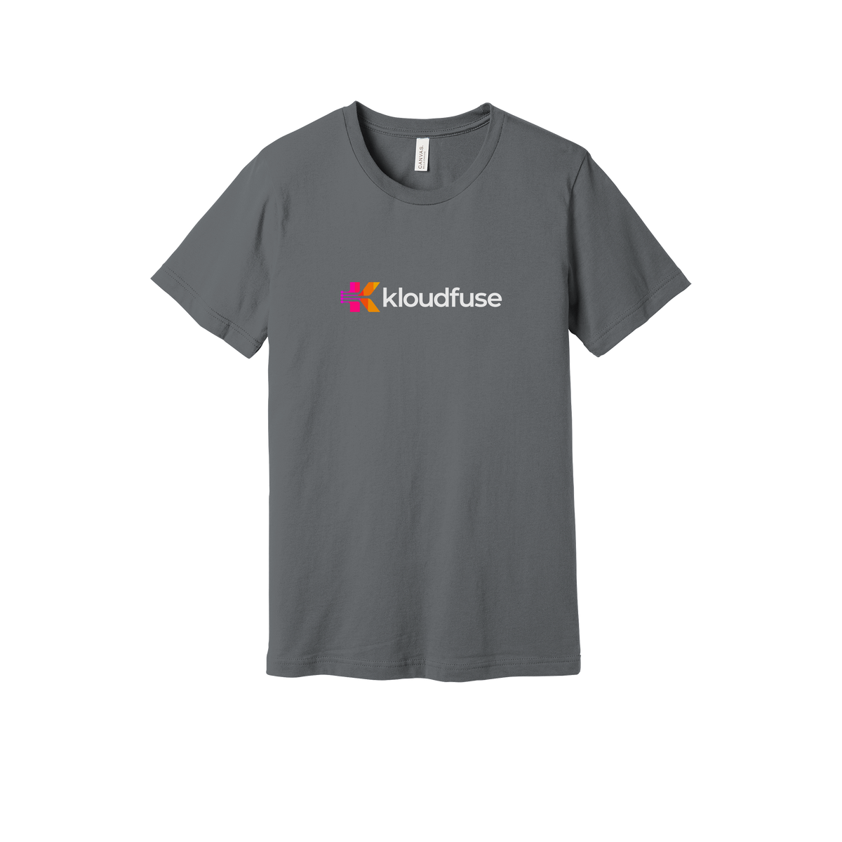 kloudfuse-everyday-essentials-short-sleeve-tee-dtf-front-BC3001-storm-flat-front