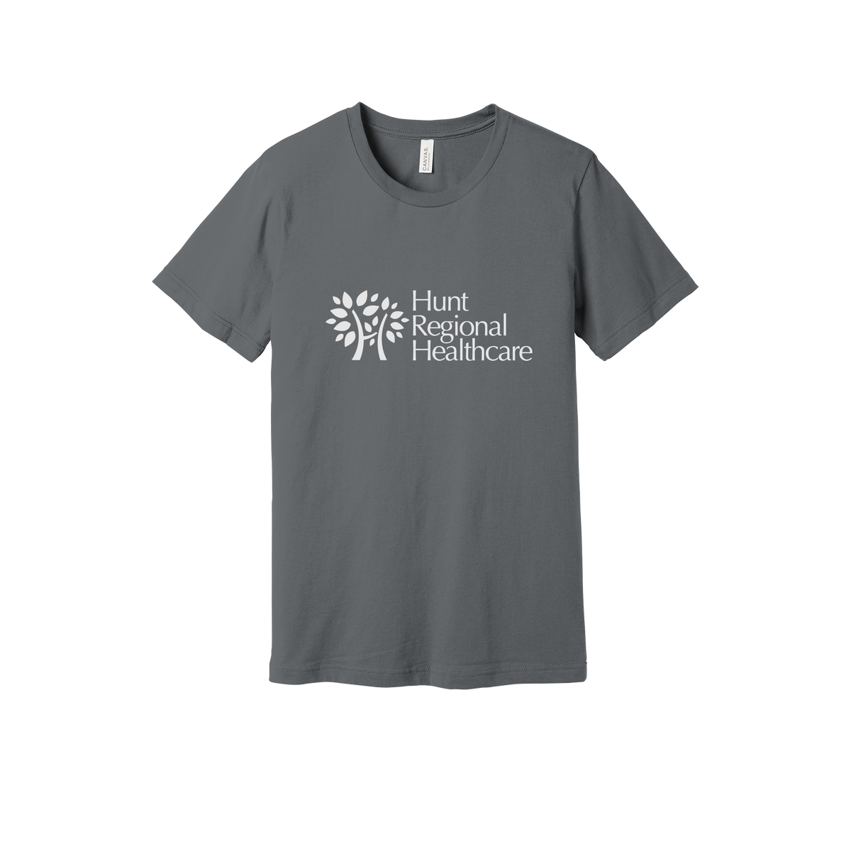 huntregional-everyday-essentials-clinic-short-sleeve-tee-dtf-front-BC3001-storm-flat-front
