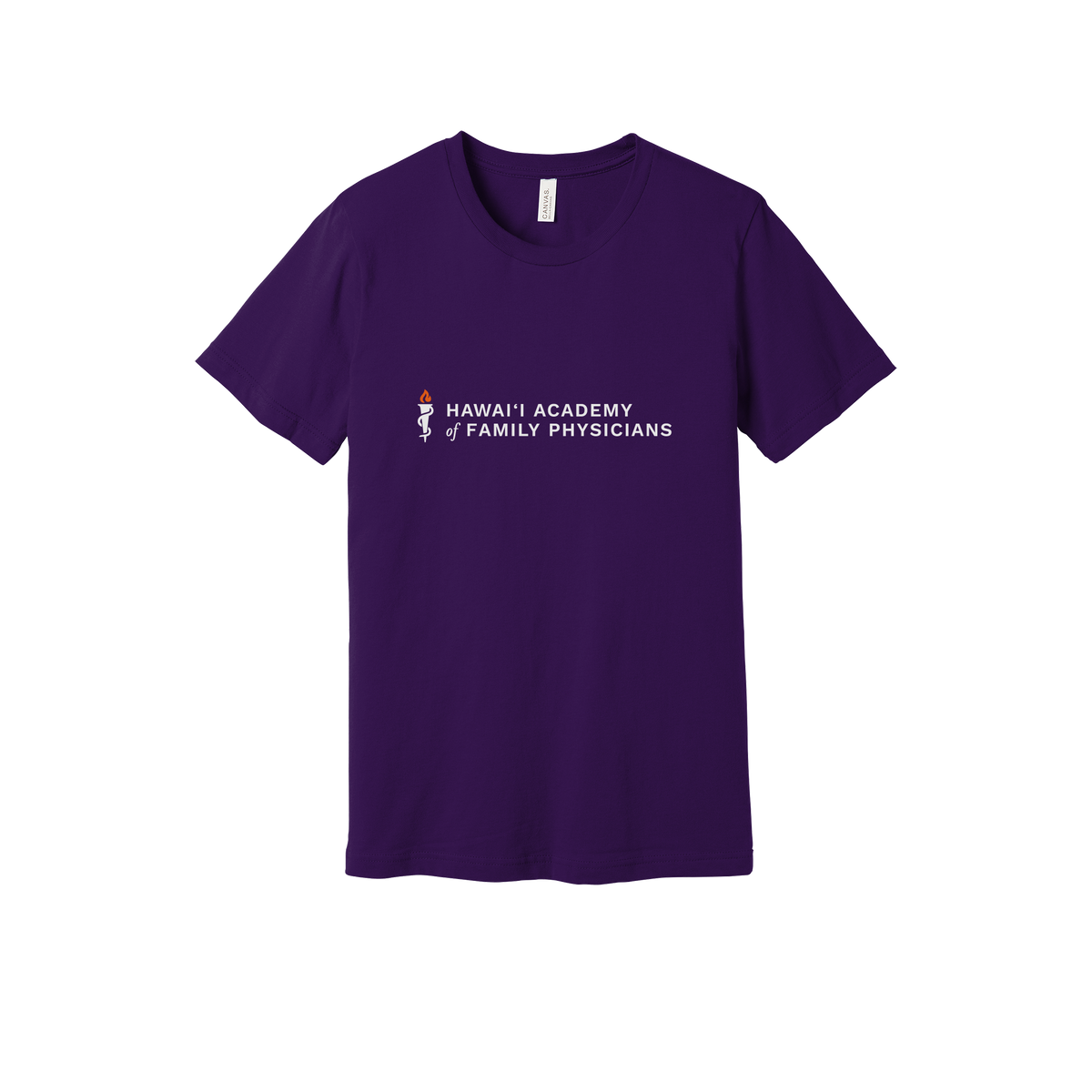 hafp-everyday-essentials-clinic-short-sleeve-tee-dtf-front-BC3001-teampurple-flat-front