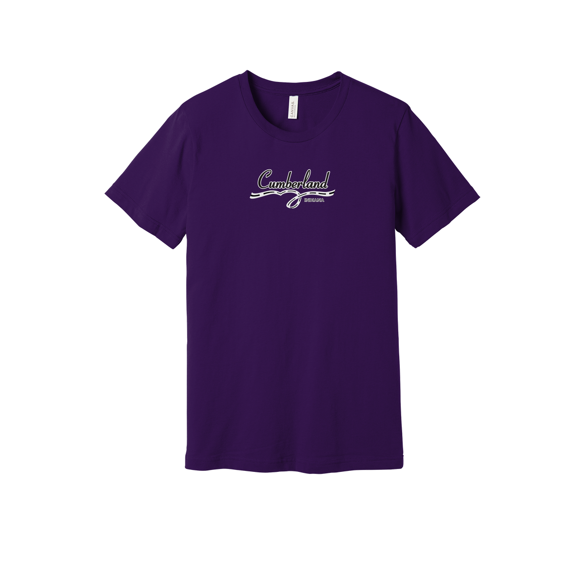 cumberland-everyday-essentials-short-sleeve-tee-dtf-front-BC3001-teampurple-flat-front