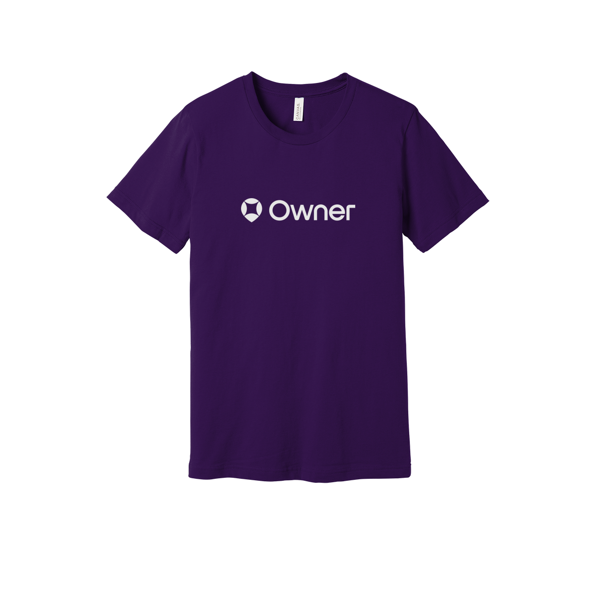 owner-everyday-essentials-short-sleeve-tee-dtf-front-BC3001-teampurple-flat-front