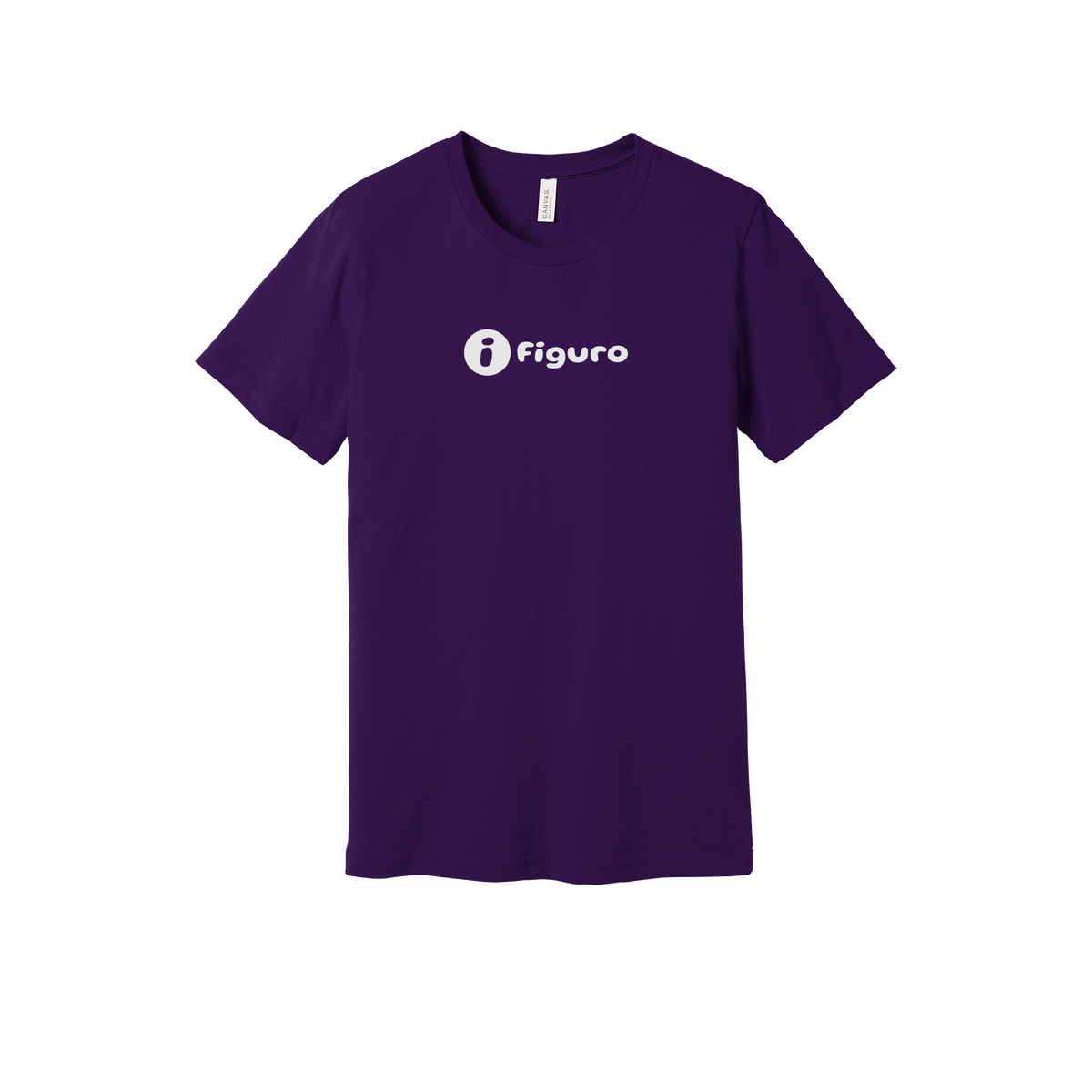 getfiguro-everyday-essentials-short-sleeve-tee-dtf-front-BC3001-teampurple-flat-front