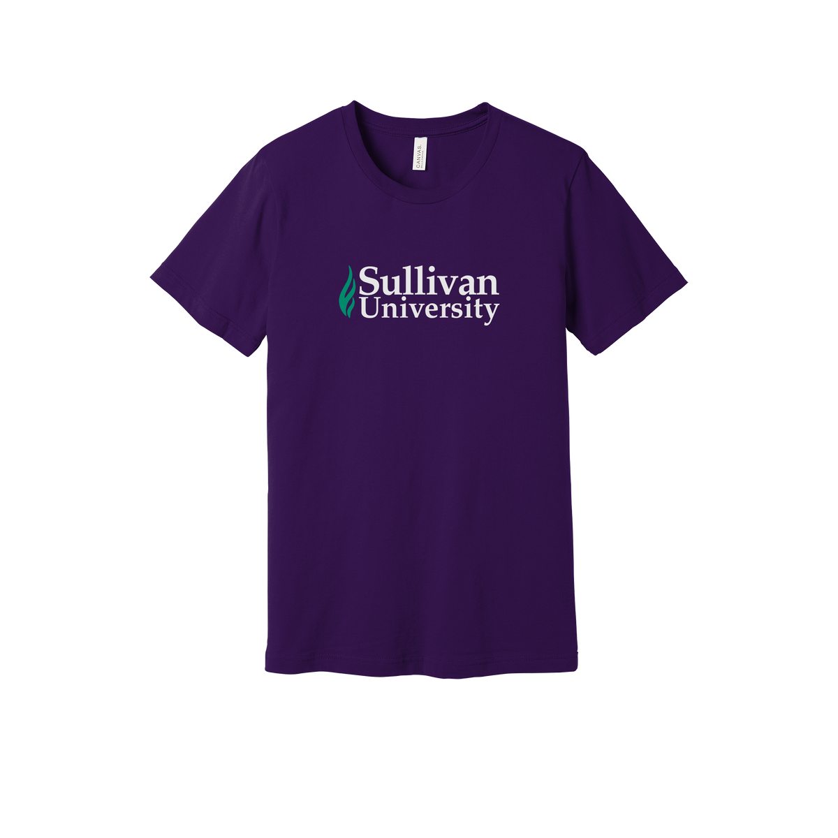 sullivan-everyday-essentials-short-sleeve-tee-dtf-front-BC3001-teampurple-flat-front
