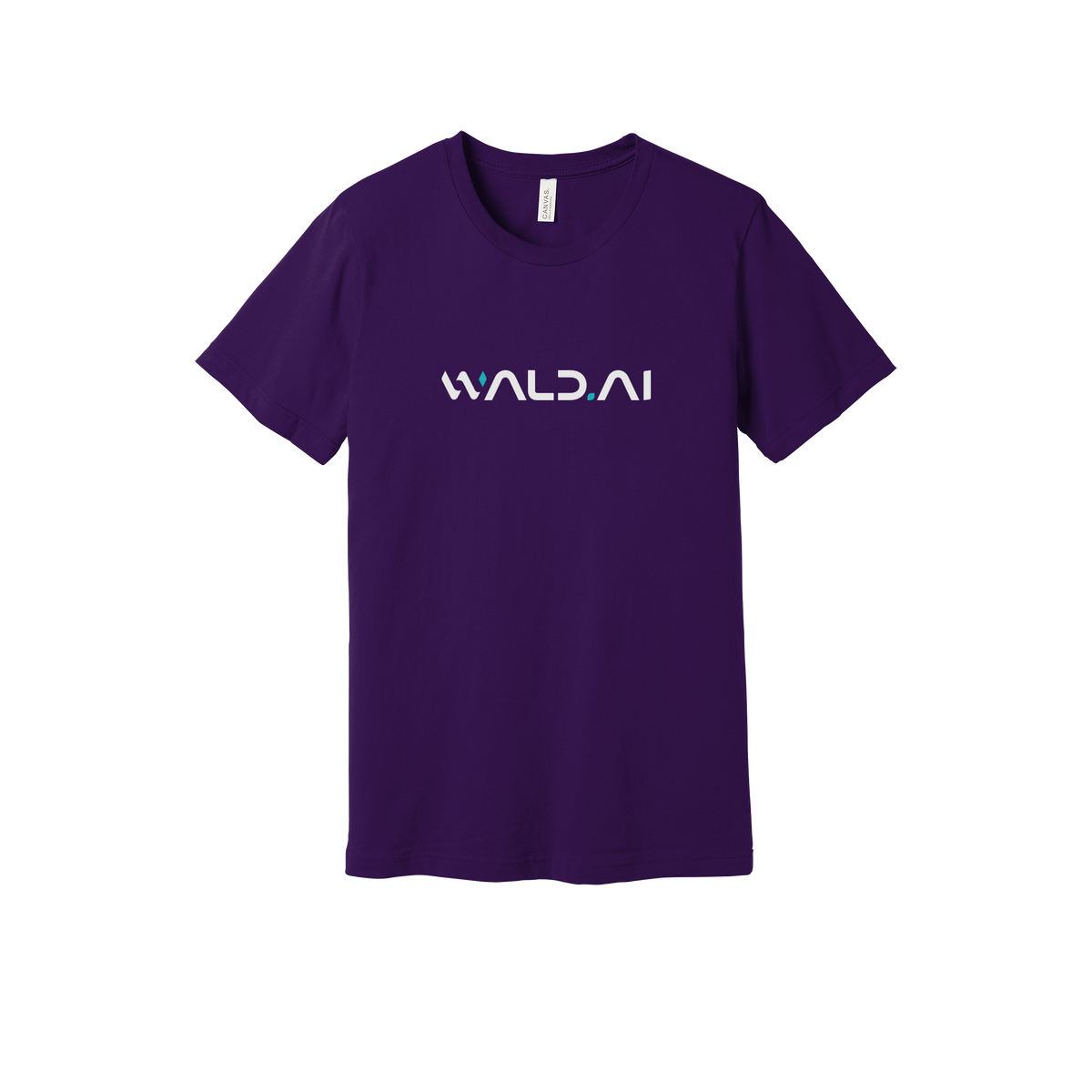 wald-everyday-essentials-short-sleeve-tee-dtf-front-BC3001-teampurple-flat-front