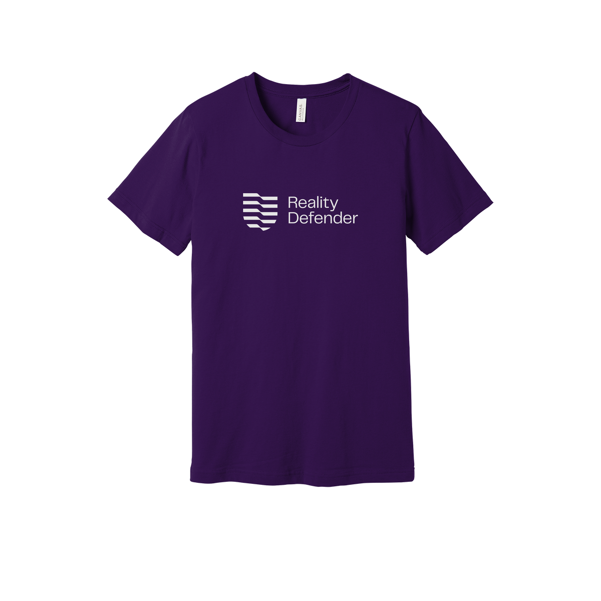 realitydefender-everyday-essentials-short-sleeve-tee-dtf-front-BC3001-teampurple-flat-front