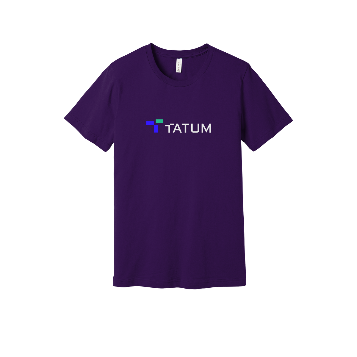 tatum-everyday-essentials-short-sleeve-tee-dtf-front-BC3001-teampurple-flat-front
