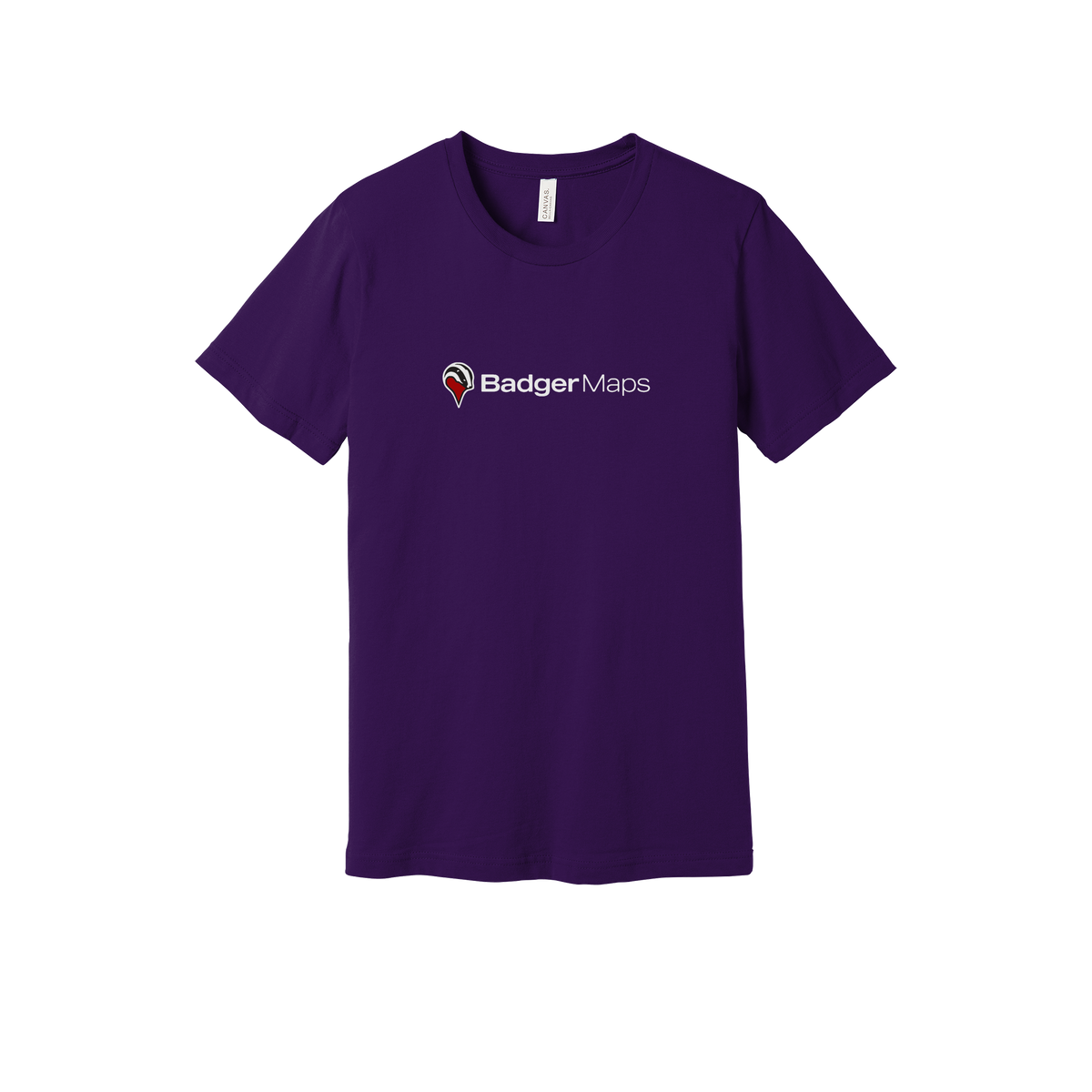 badgermapping-everyday-essentials-short-sleeve-tee-dtf-front-BC3001-teampurple-flat-front