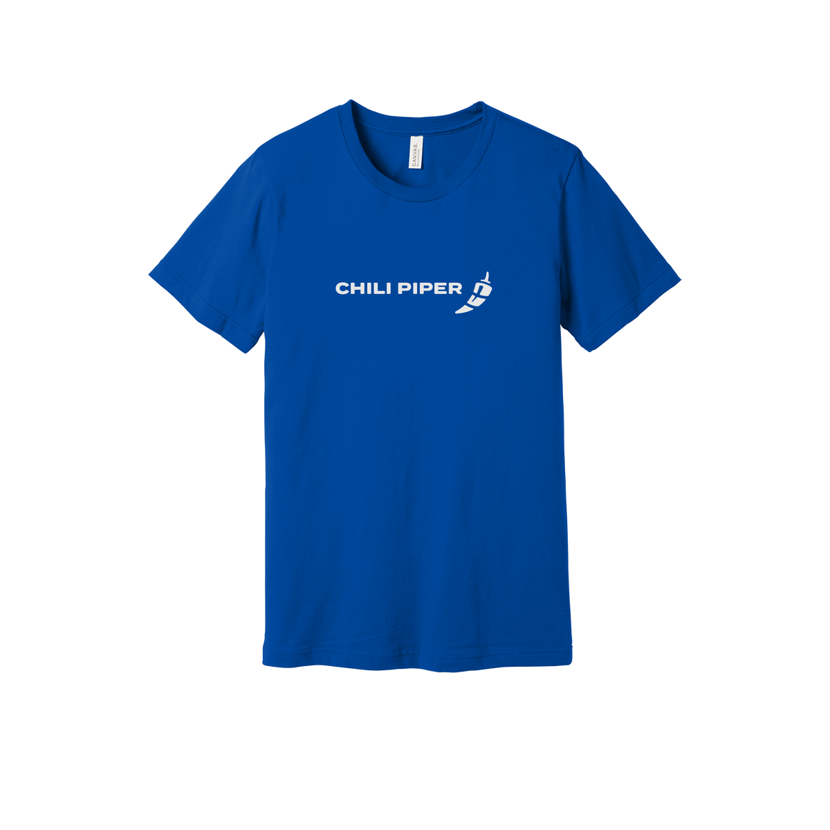 chilipiper-everyday-essentials-short-sleeve-tee-dtf-front-BC3001-trueroyal-flat-front