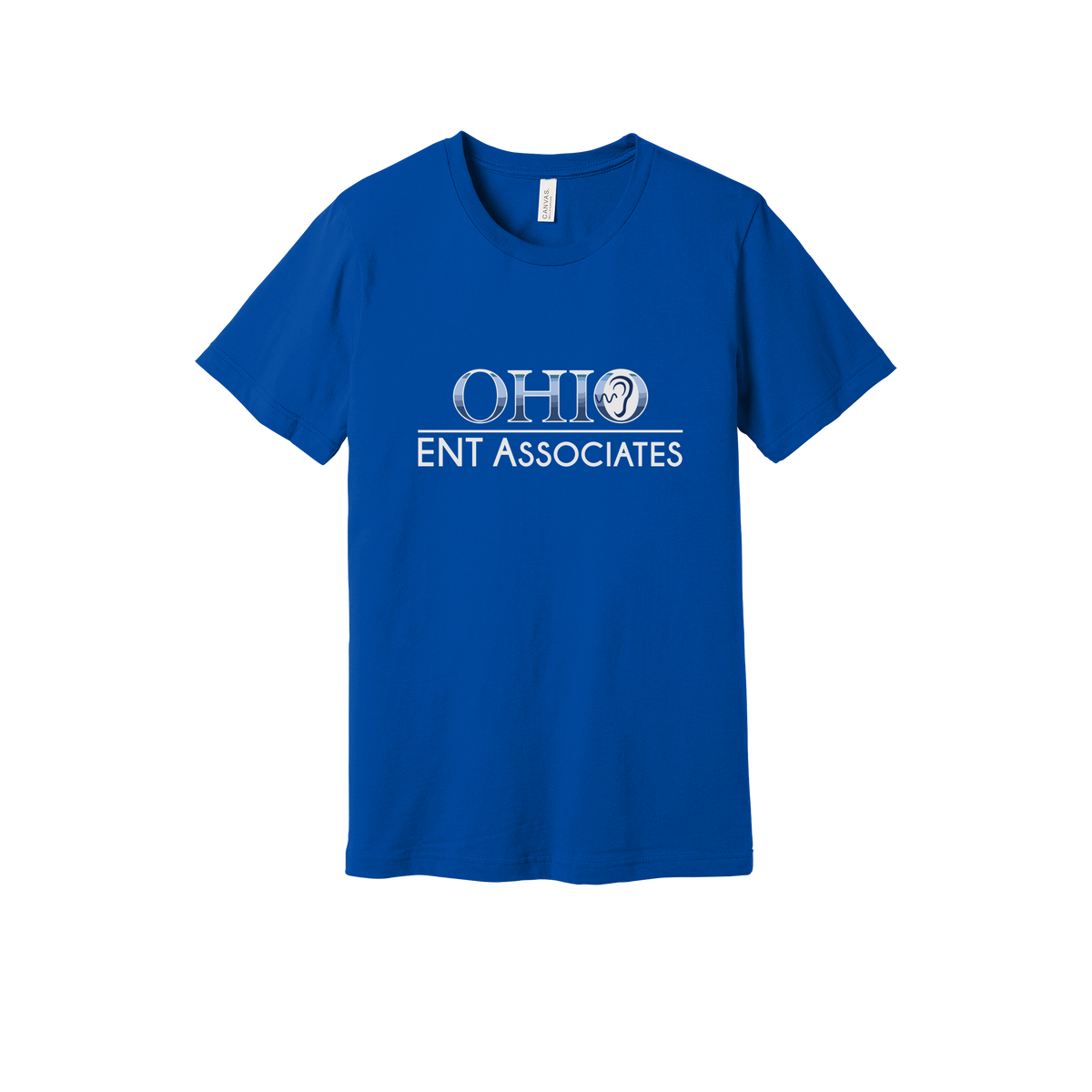 ohioentaudiology-everyday-essentials-clinic-short-sleeve-tee-dtf-front-BC3001-trueroyal-flat-front