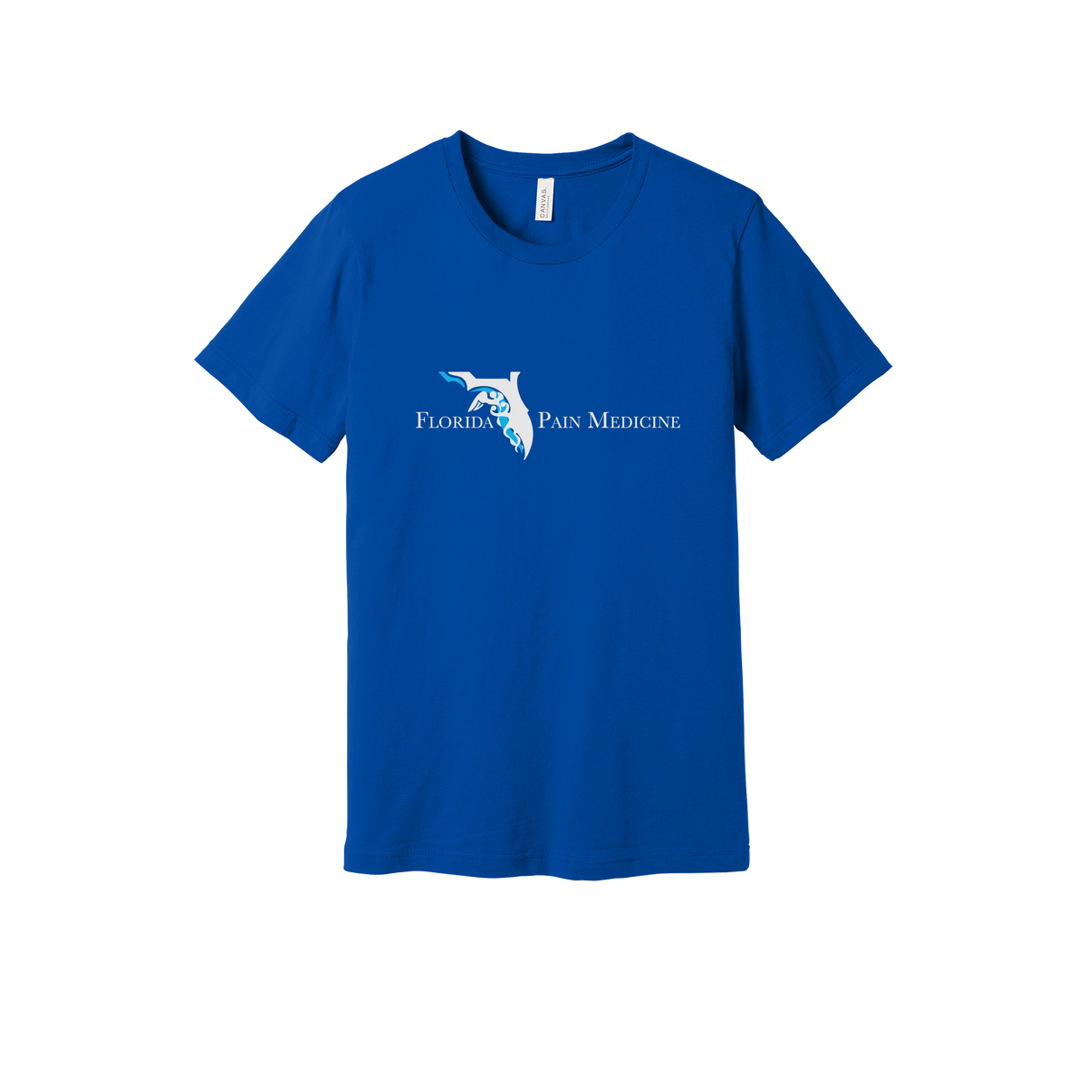 floridapainmedicine-everyday-essentials-clinic-short-sleeve-tee-dtf-front-BC3001-trueroyal-flat-front