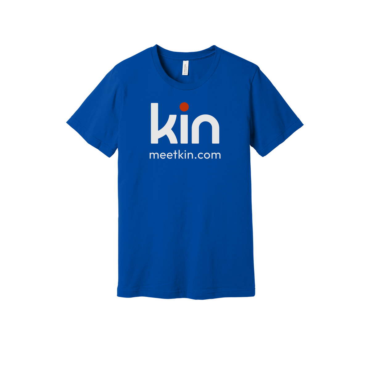 kin-everyday-essentials-short-sleeve-tee-dtf-front-BC3001-trueroyal-flat-front
