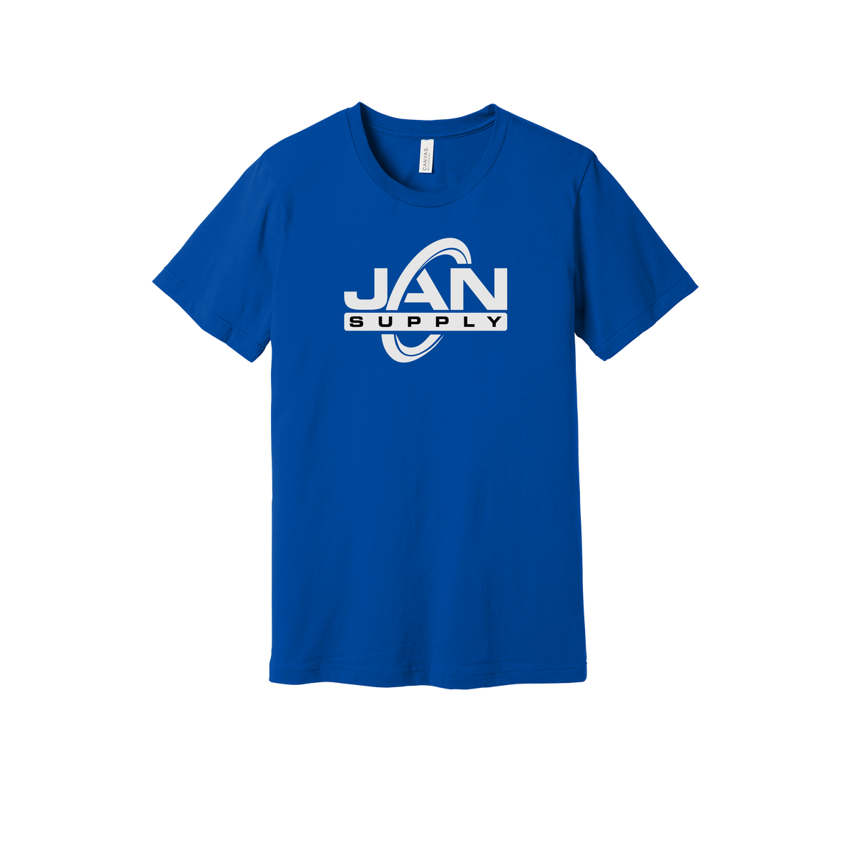 jan-pro-everyday-essentials-short-sleeve-tee-dtf-front-BC3001-trueroyal-flat-front