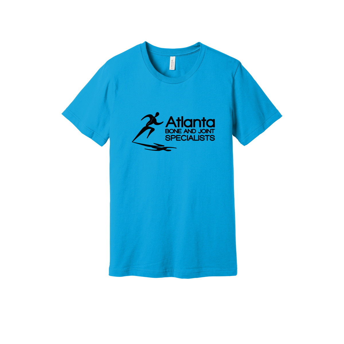 atlantaboneandjoint-everyday-essentials-clinic-short-sleeve-tee-dtf-front-BC3001-turquoise-flat-front