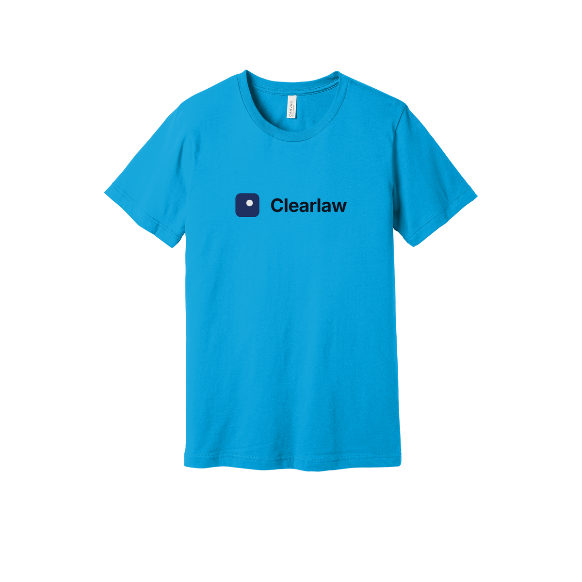 clearlaw-everyday-essentials-short-sleeve-tee-dtf-front-BC3001-turquoise-flat-front