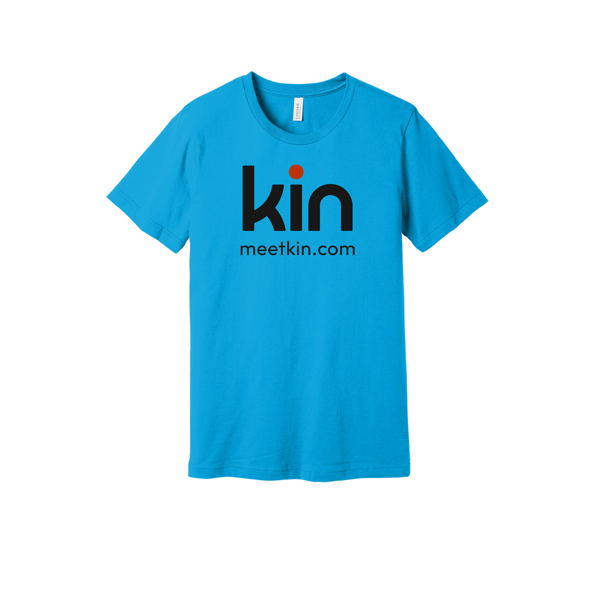 kin-everyday-essentials-short-sleeve-tee-dtf-front-BC3001-turquoise-flat-front