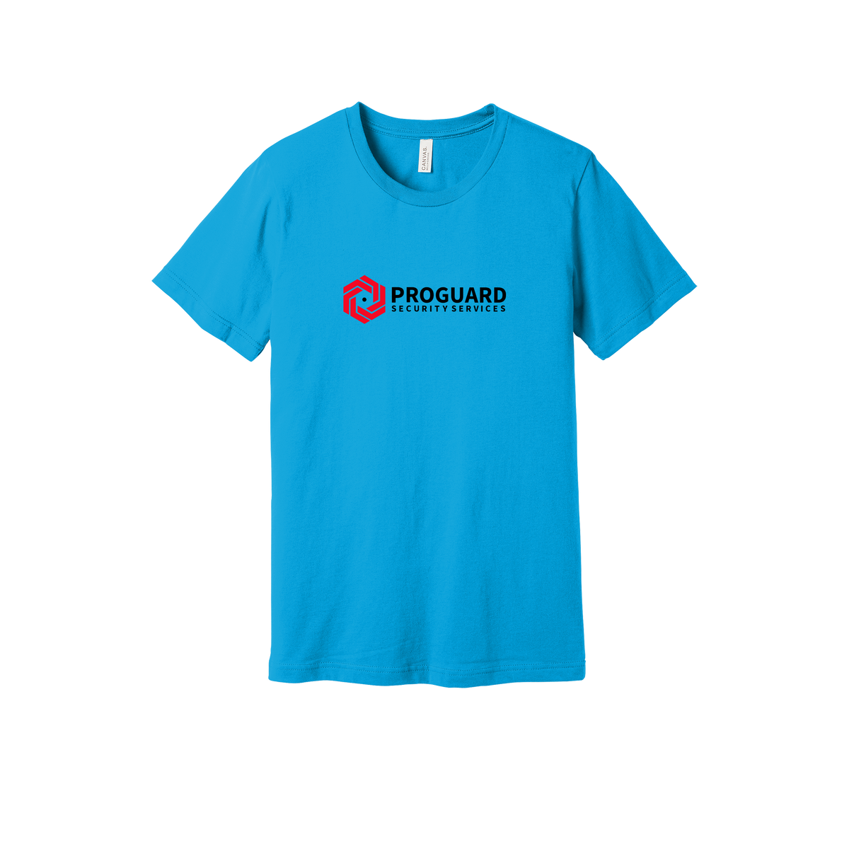 proguardsecurityservices-everyday-essentials-short-sleeve-tee-dtf-front-BC3001-turquoise-flat-front