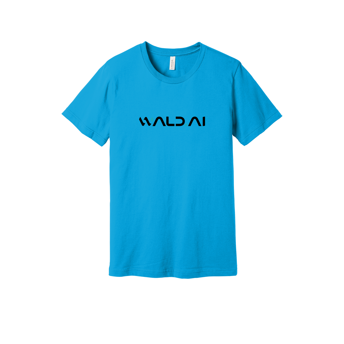wald-everyday-essentials-short-sleeve-tee-dtf-front-BC3001-turquoise-flat-front
