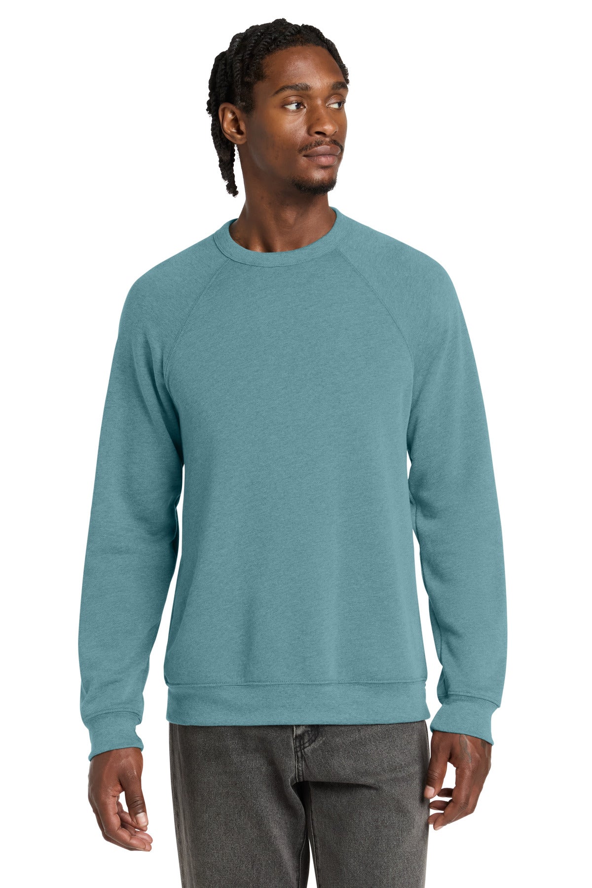 BELLA+CANVAS ® Unisex Sponge Fleece Raglan Sweatshirt. BC3901
