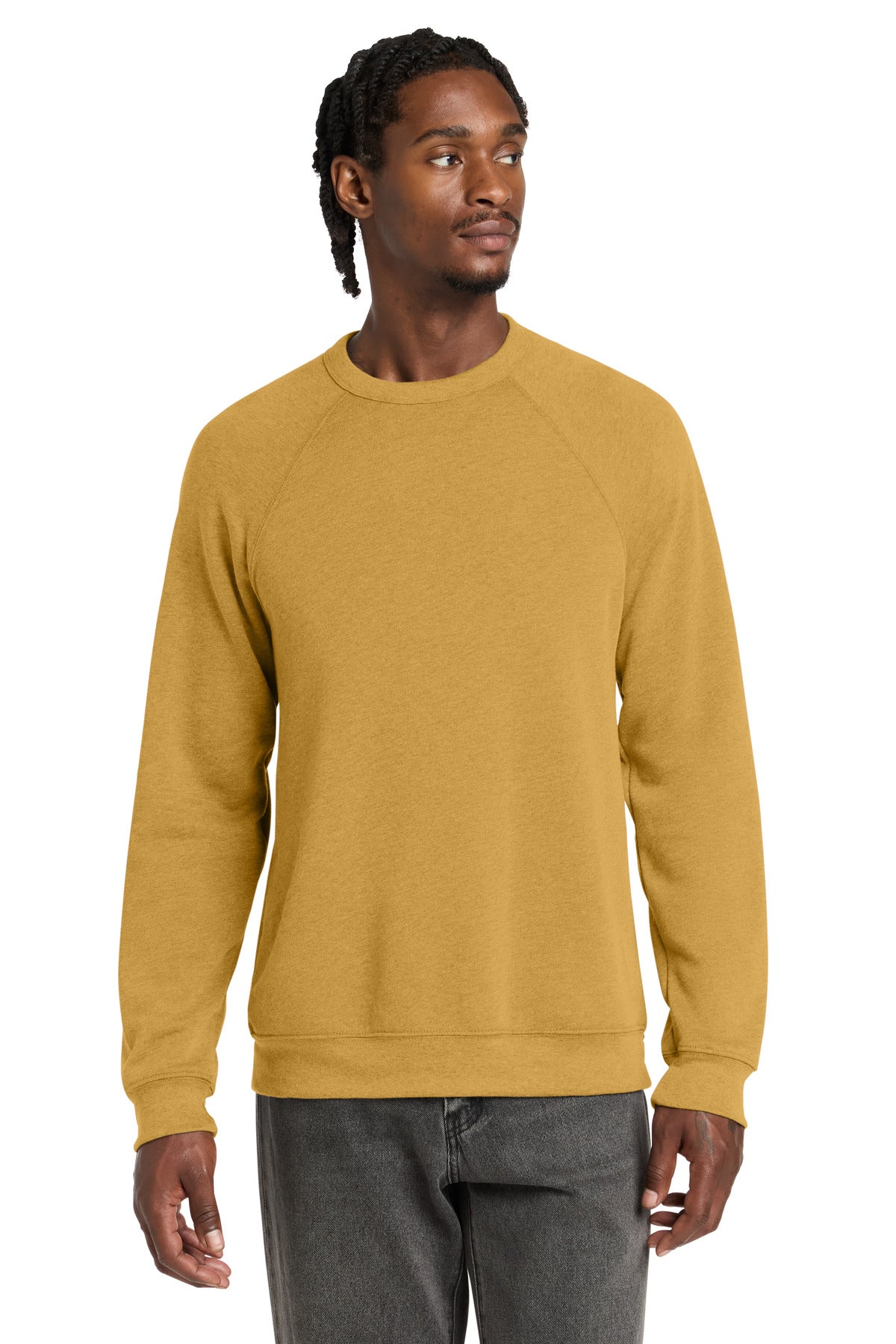 BELLA+CANVAS ® Unisex Sponge Fleece Raglan Sweatshirt. BC3901