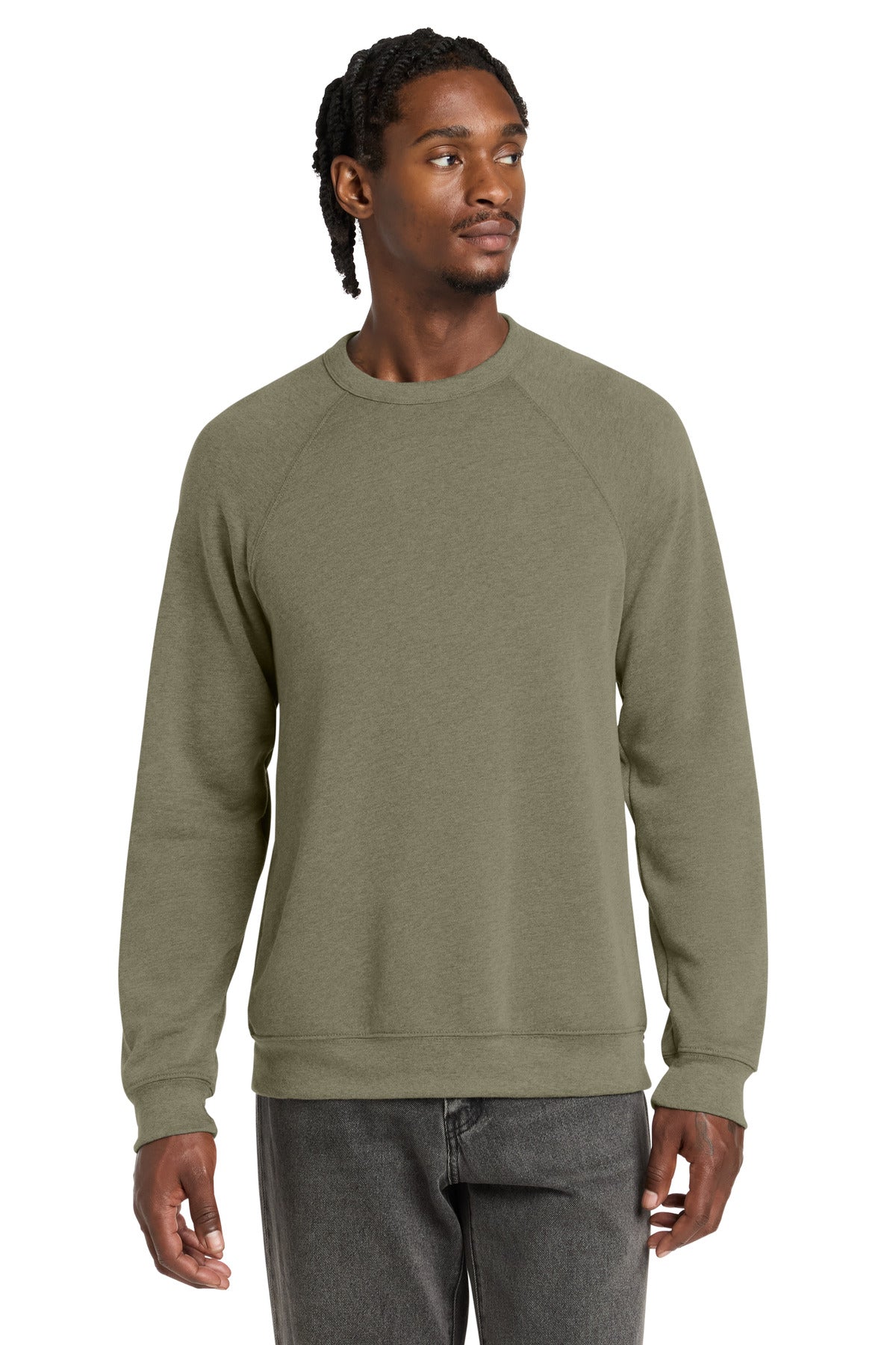 BELLA+CANVAS ® Unisex Sponge Fleece Raglan Sweatshirt. BC3901