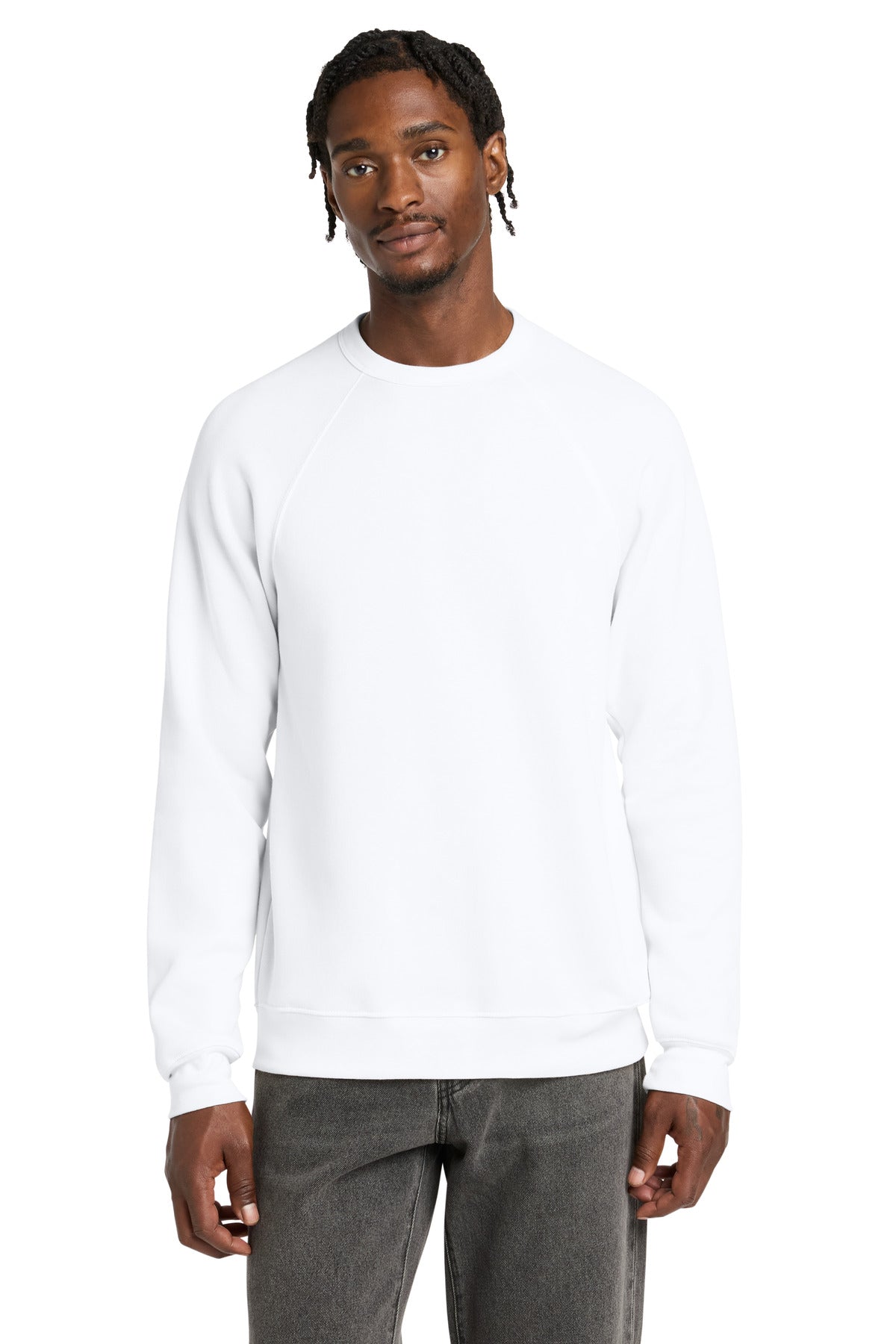 BELLA+CANVAS ® Unisex Sponge Fleece Raglan Sweatshirt. BC3901