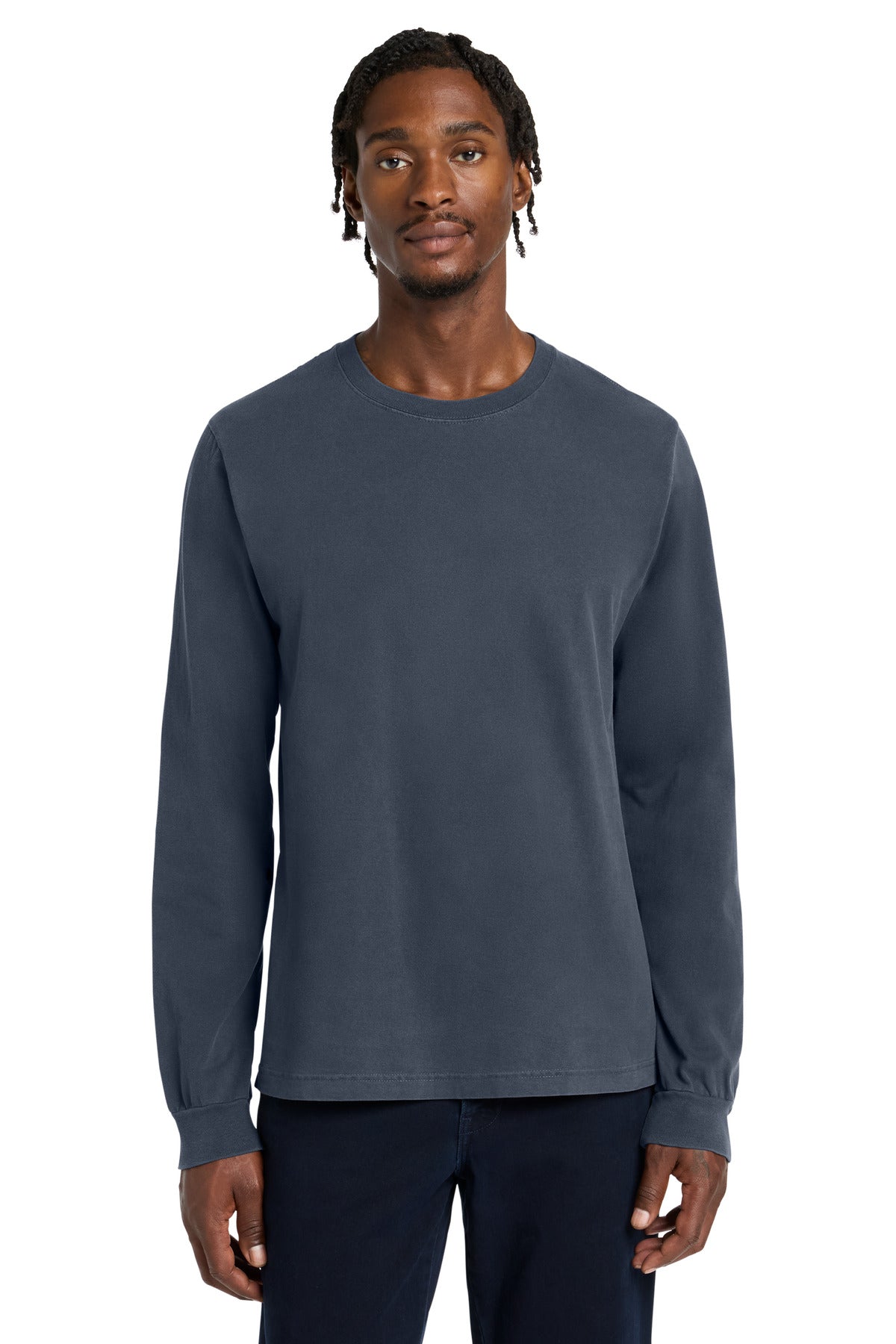 BELLA+CANVAS® Unisex Heavyweight Garment-Dyed Long Sleeve Tee BC4851GD