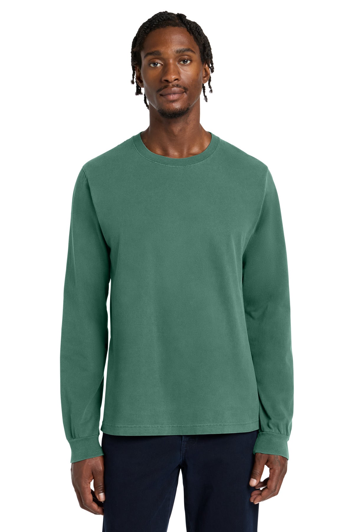 BELLA+CANVAS® Unisex Heavyweight Garment-Dyed Long Sleeve Tee BC4851GD