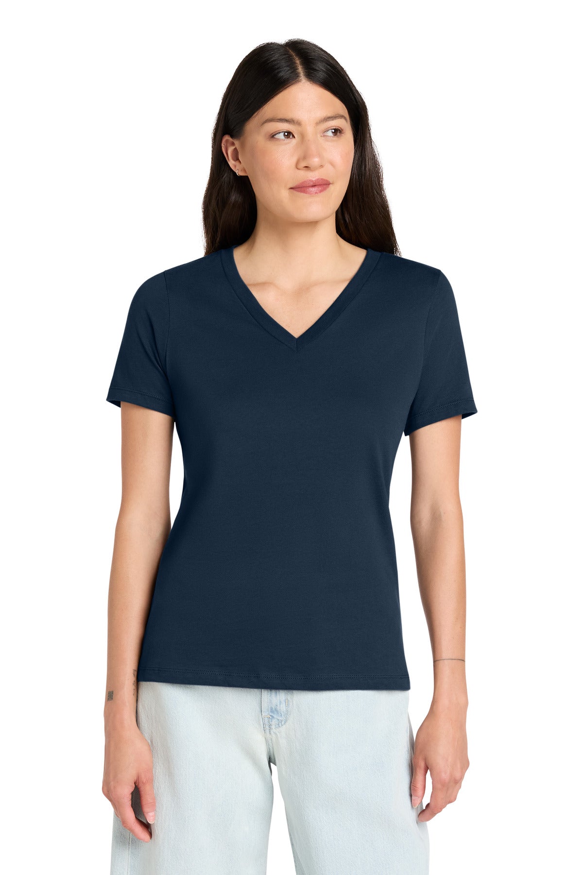 BELLA+CANVAS ® Women's Relaxed Jersey Short Sleeve V-Neck Tee. BC6405