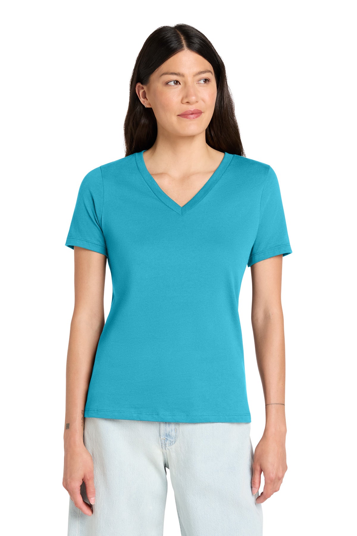 BELLA+CANVAS ® Women's Relaxed Jersey Short Sleeve V-Neck Tee. BC6405