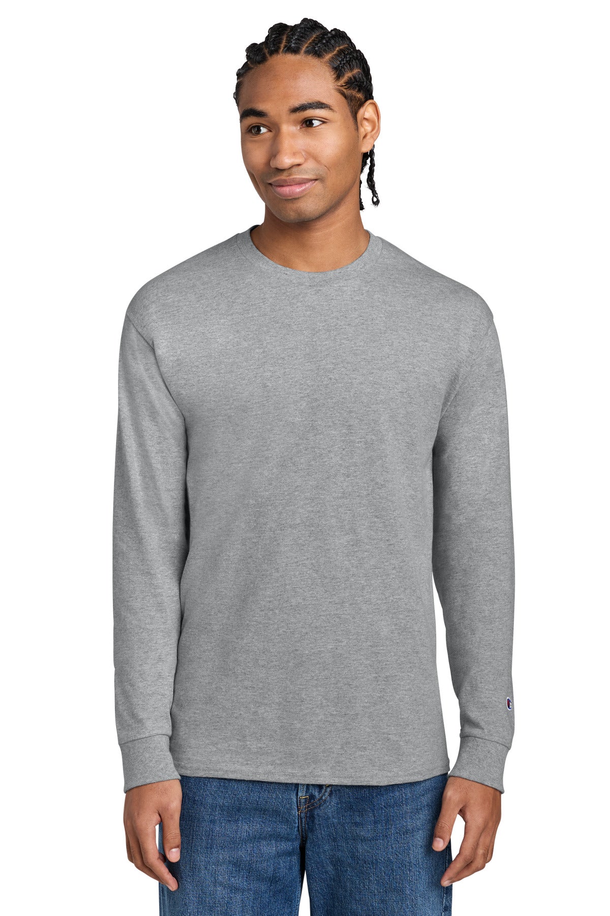 Champion® Jersey Long Sleeve Tee CC8C