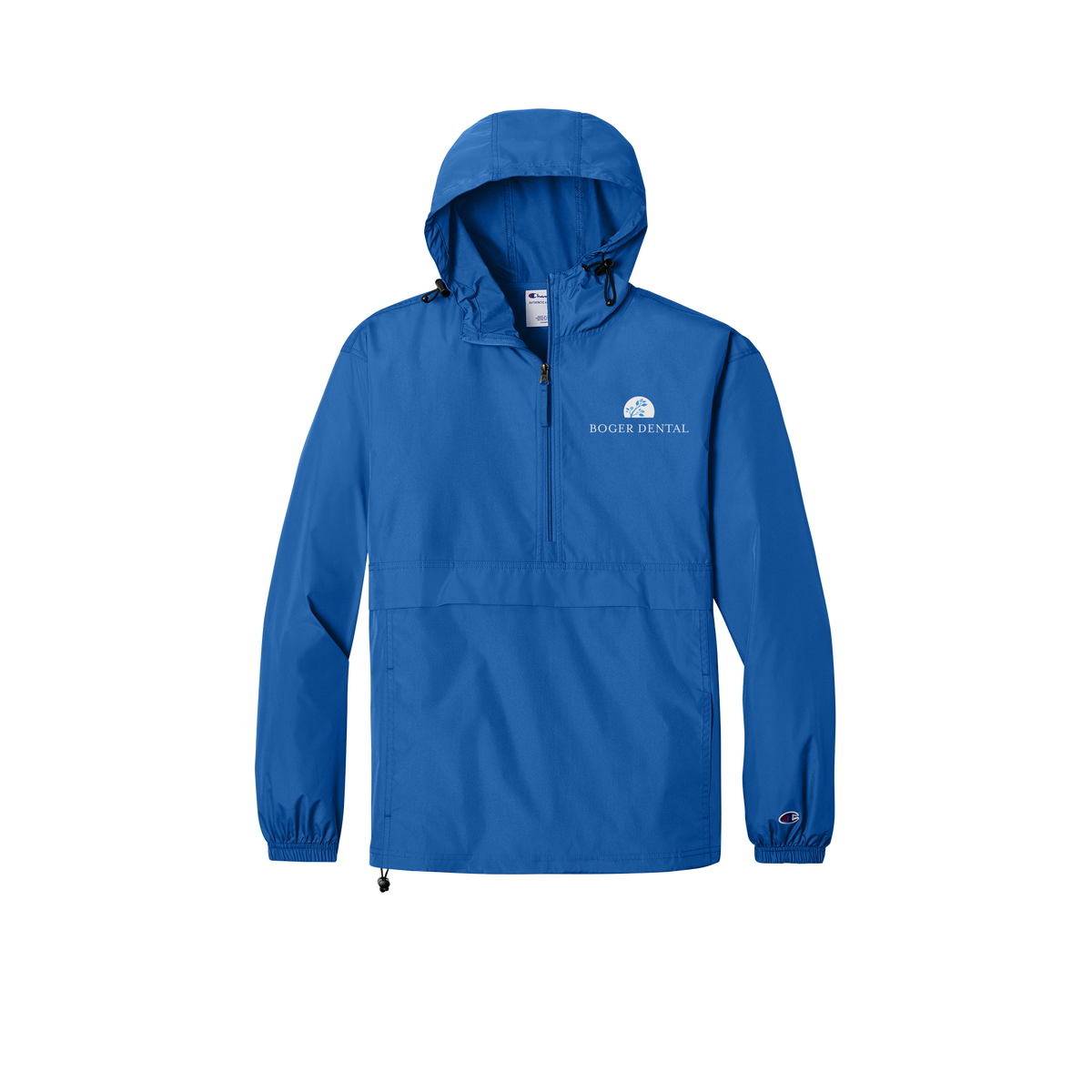boger-dental-champion-packable-jacket-embroidery-leftchest-CO200-royalblue-flat-front
