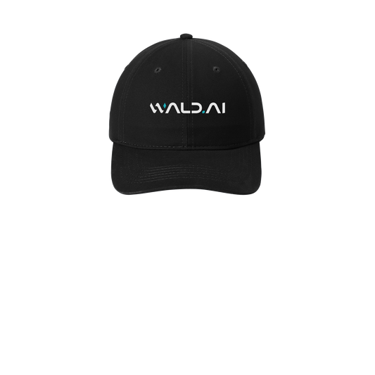 wald-low-profile-dad-cap-embroidery-capfront-CP77-black-flat-front