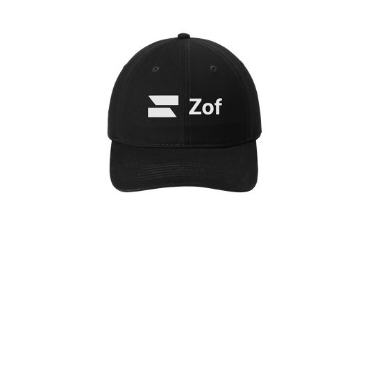 zof-low-profile-dad-cap-embroidery-capfront-CP77-black-flat-front
