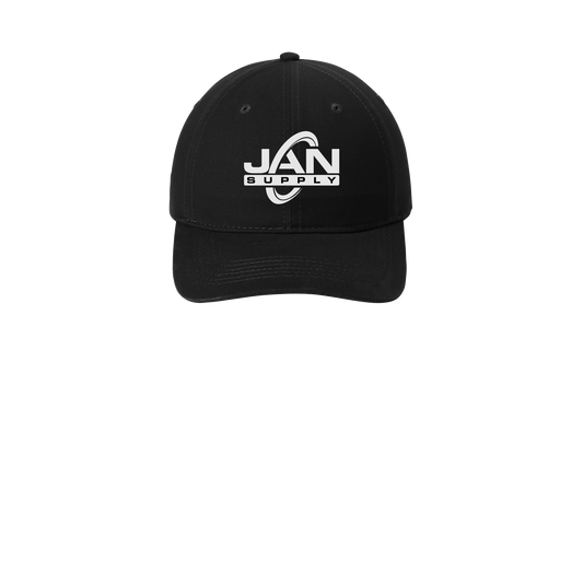 jan-pro-low-profile-dad-cap-embroidery-capfront-CP77-black-flat-front