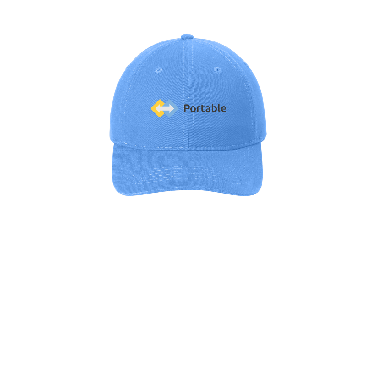 portable-low-profile-dad-cap-embroidery-capfront-CP77-carolinablue-flat-front