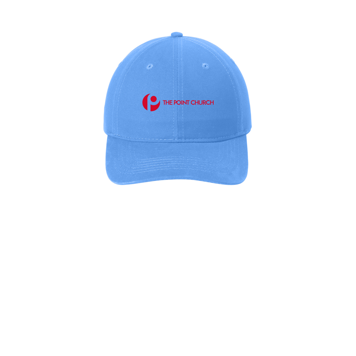 thepointva-low-profile-dad-cap-embroidery-capfront-CP77-carolinablue-flat-front
