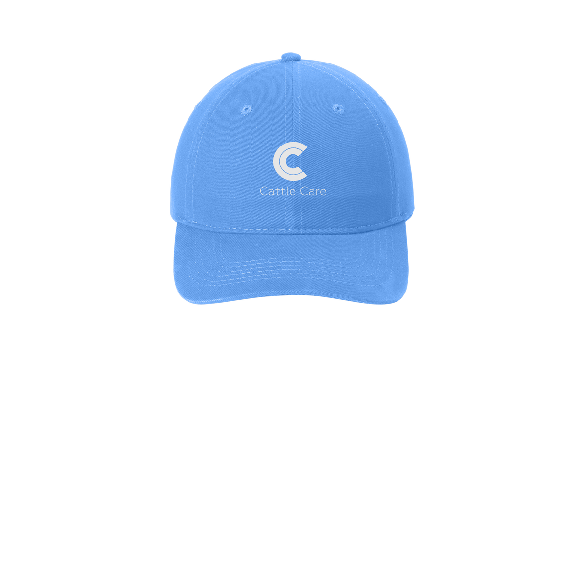 cattle-care-low-profile-dad-cap-embroidery-capfront-CP77-carolinablue-flat-front