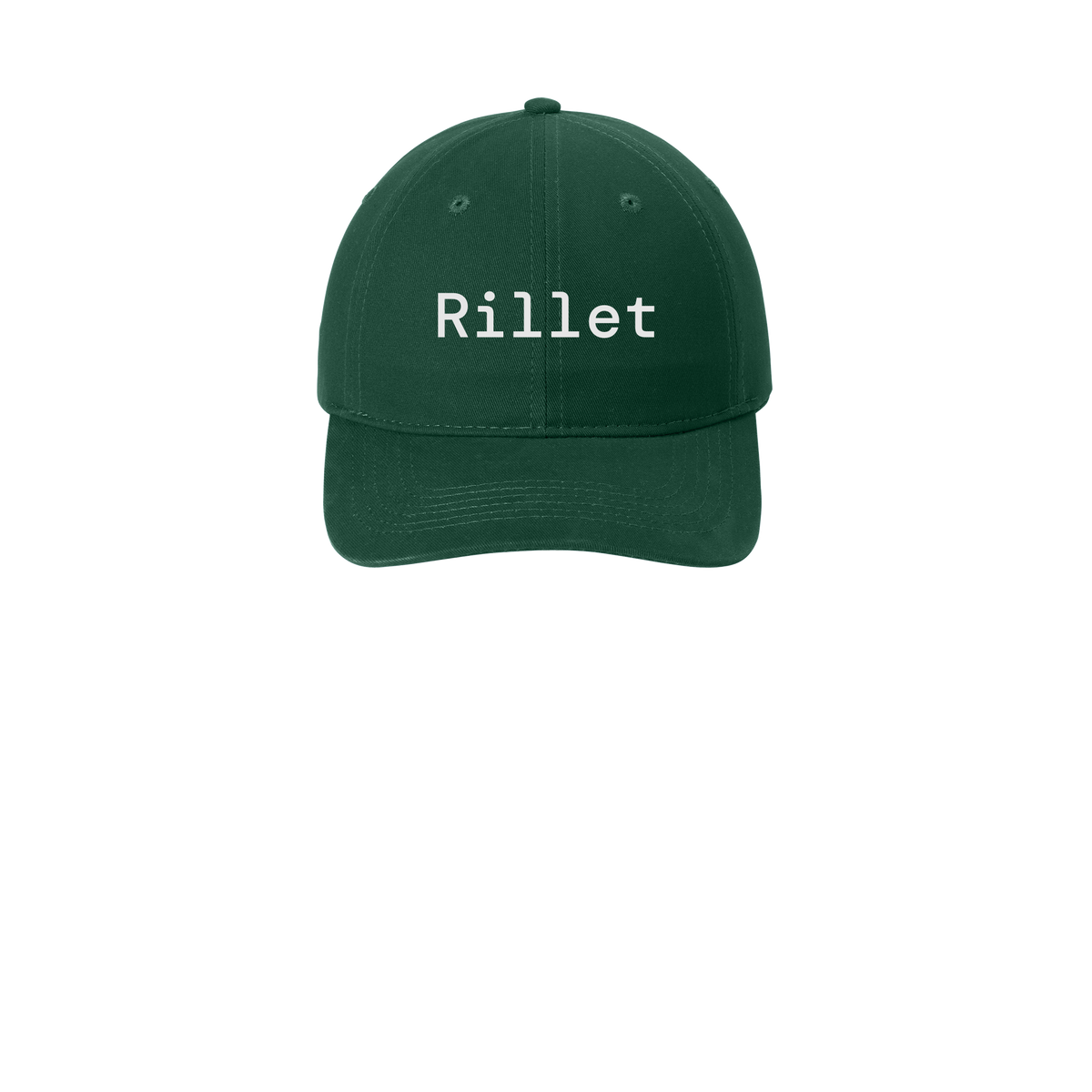 rillet-low-profile-dad-cap-embroidery-capfront-CP77-hunter-flat-front